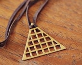 Triangle Grid necklace