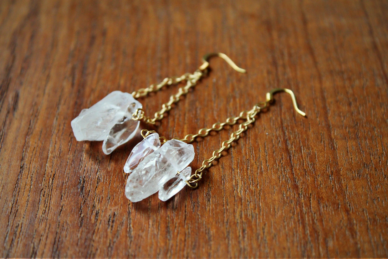 Quartz Droplets - Gold