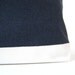Sailor Tote Bag --for market or beach or gym-- - dark blue and white bold striped, X-Large and cotton rope straps-