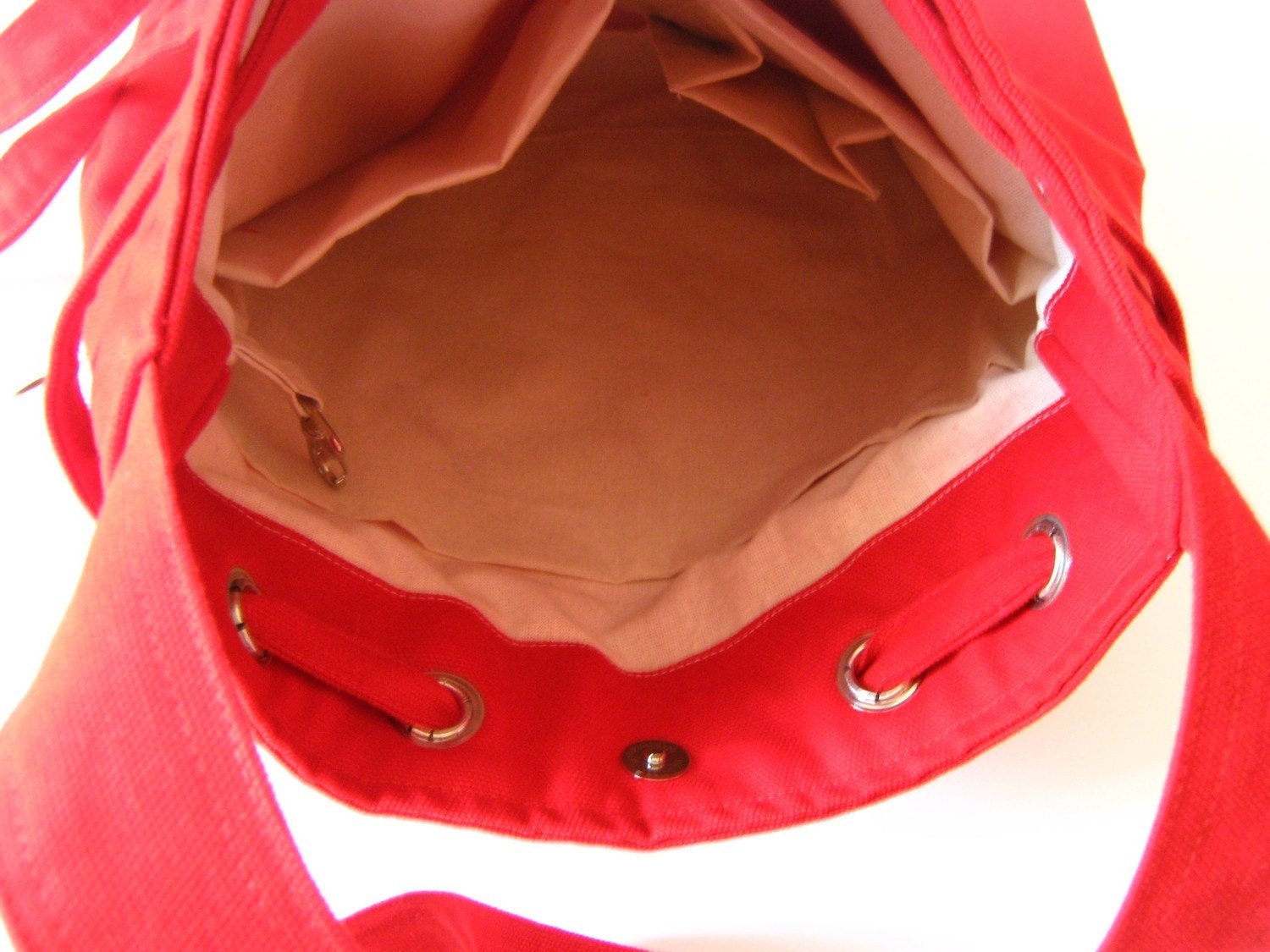 SALE... Lovely Bag in Crimson Red - everyday purse - Valentine Day - for her gift - shoulder bag - Love - Heart - February - girlfriend