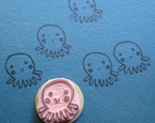 Octopus hand carved stamp