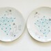 SALE Atomic two breakfast plates set