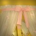 Crown Princess Bed Canopy Pink Petite Bows with sheers SALE