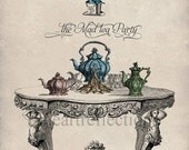 Alice's Mad Tea Party Wall Art Print
