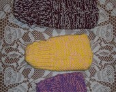 Knitting Patterns -- Slippers All Sizes, Three Patterns