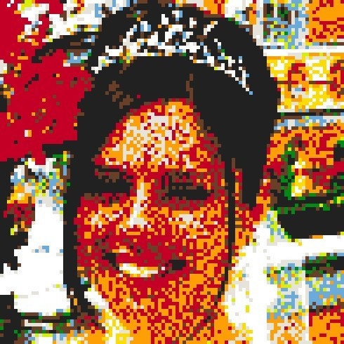 Lego Mosaic Custom Portrait for CHRISTMAS perfect gift for lego fan
