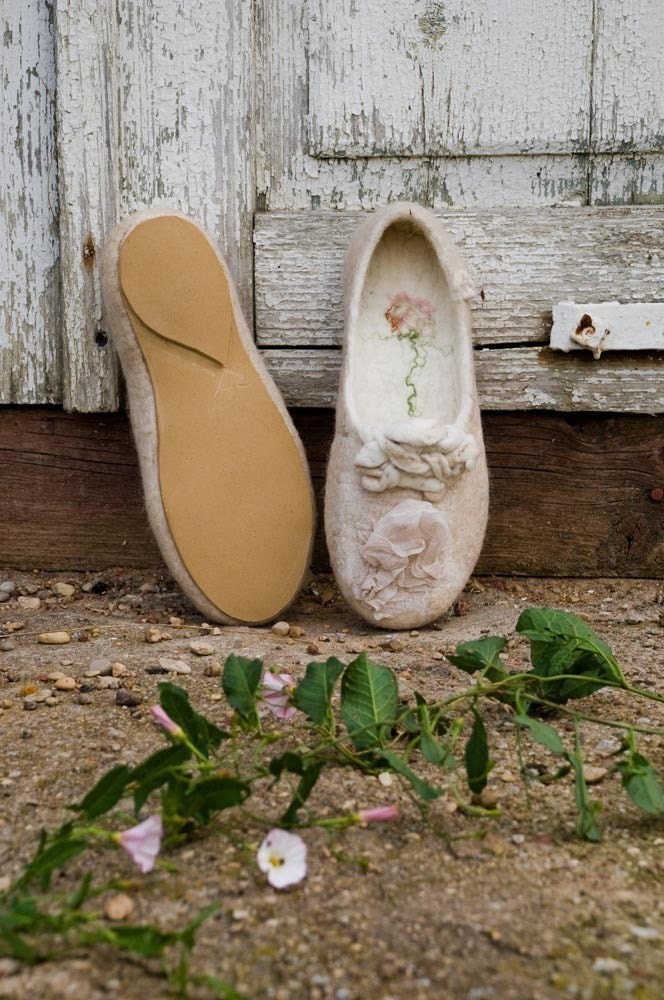Women felted slippers Will you be my bridesmaid
