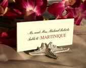 Silver Starfish Place Card Holders-Set of 100