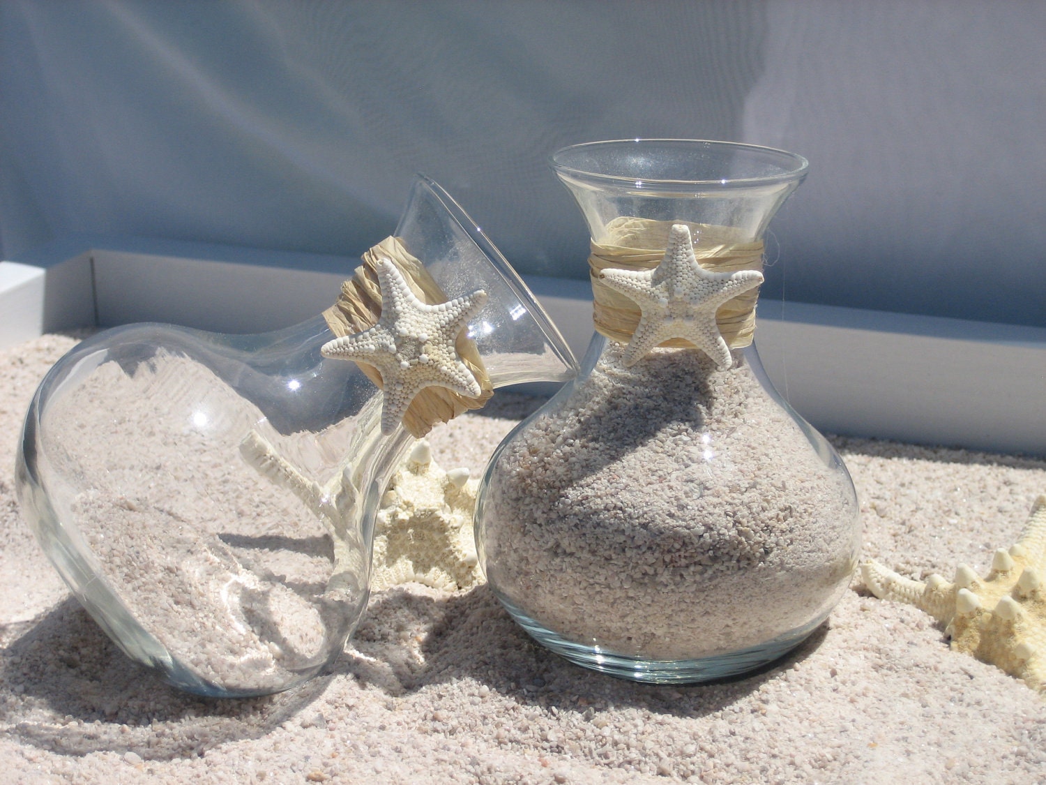 Unity Sand Ceremony Vases set of 2 trimmed with by Gallery360