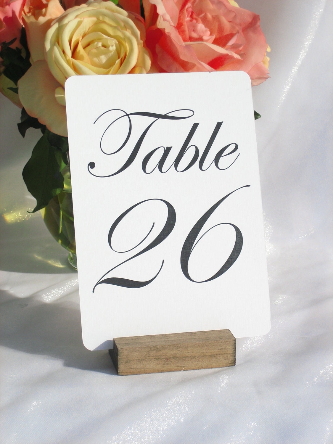 10 Gallery360 table holders Table Wedding Set Holders Rustic  Number rustic by Wood sign of