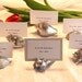 Silver Shell Place Card Holders- Variety Mix, Set of 25