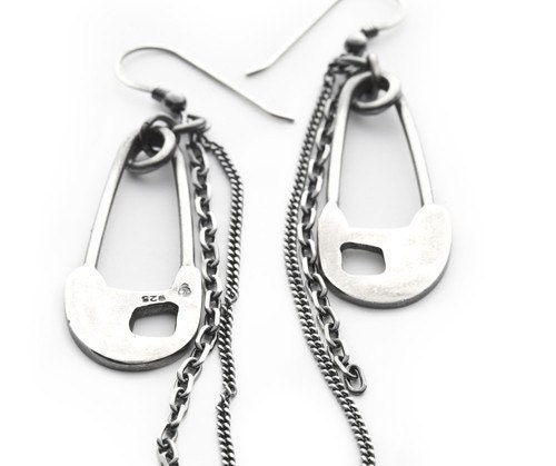 Safety Pin earrings