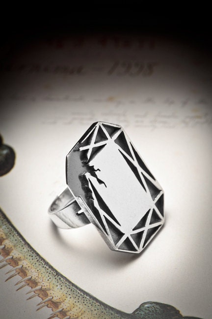 SALE-GLAMOUR sterling silver ring
