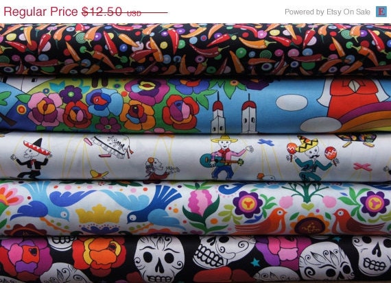 ON SALE Alexander Henry Folklorico Fat Quarter Set