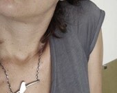 Vine Tendril on Branch Necklace