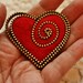 Tutorial for making a felt and zipper heart brooch PDF