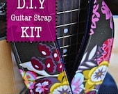 Adjustable Acoustic Guitar Strap - Kit - DIY - ALL Hardware and Instructions Included