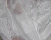 WHITE Soft Silk Organza Fabric - 1 Yard