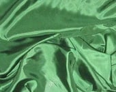 SPINACH GREEN China Silk HABOTAI Fabric - 1 Yard