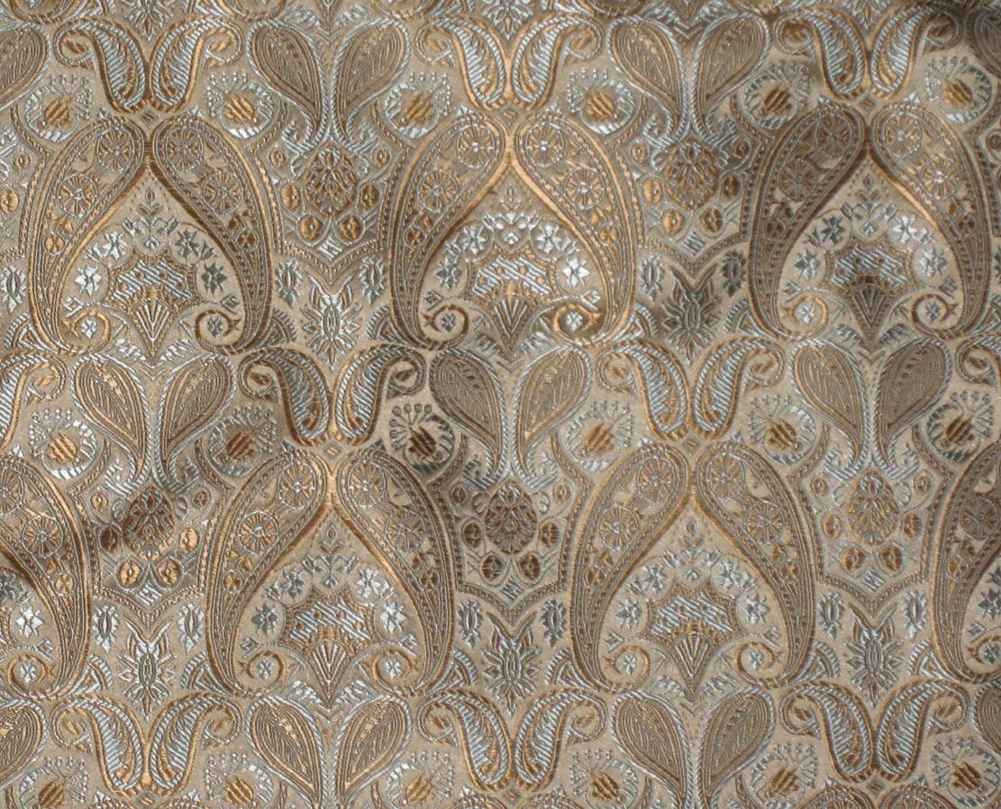 Green Paisley Fabric