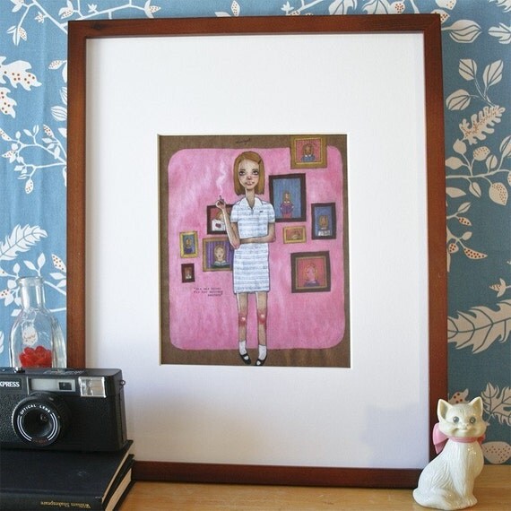 Margot Tenenbaum - 8x10 Illustration Print