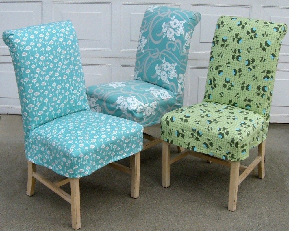 Patterned Slipcovers For Dining Room Chairs