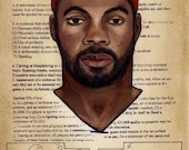 Rasheed Wallace NBA Basketball Portrait Limited Edition Print