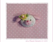 Little Easter Lamb  Charm/Bead/Hairbow Center