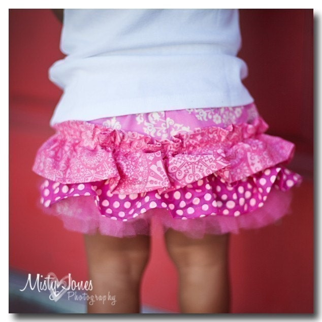 Pretty In Pink Ruffle Bottom Bloomers