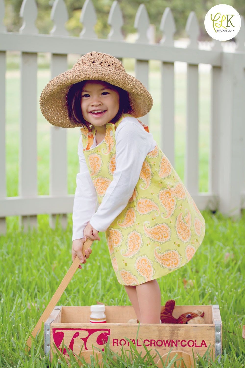 Spring Garden Reversible Pinafore