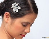 JACKIE's little sister - repurposed vintage rhinestone hair adornment