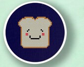 Yummy Toast. Cross Stitch PDF Pattern