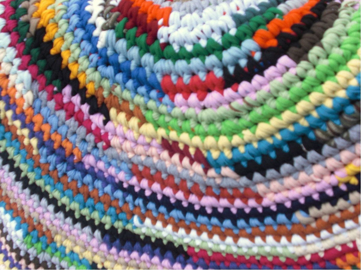 Round Rag Rug 40 inches