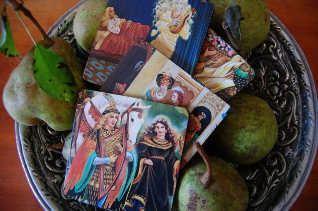 Medieval Illustrations Coaster Set