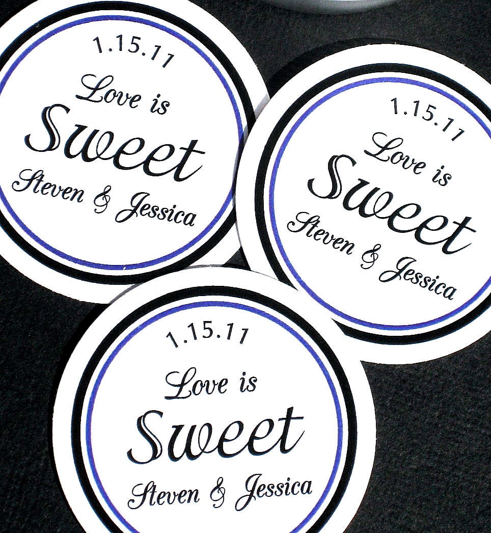PRINTABLE Wedding Love Is Sweet Labels DIY By Ladybuglabels printable-wedding-love-is-sweet-labels-diy-by-ladybuglabels