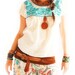 Florecitas Mexicanas embroidered ethnic mini blouse