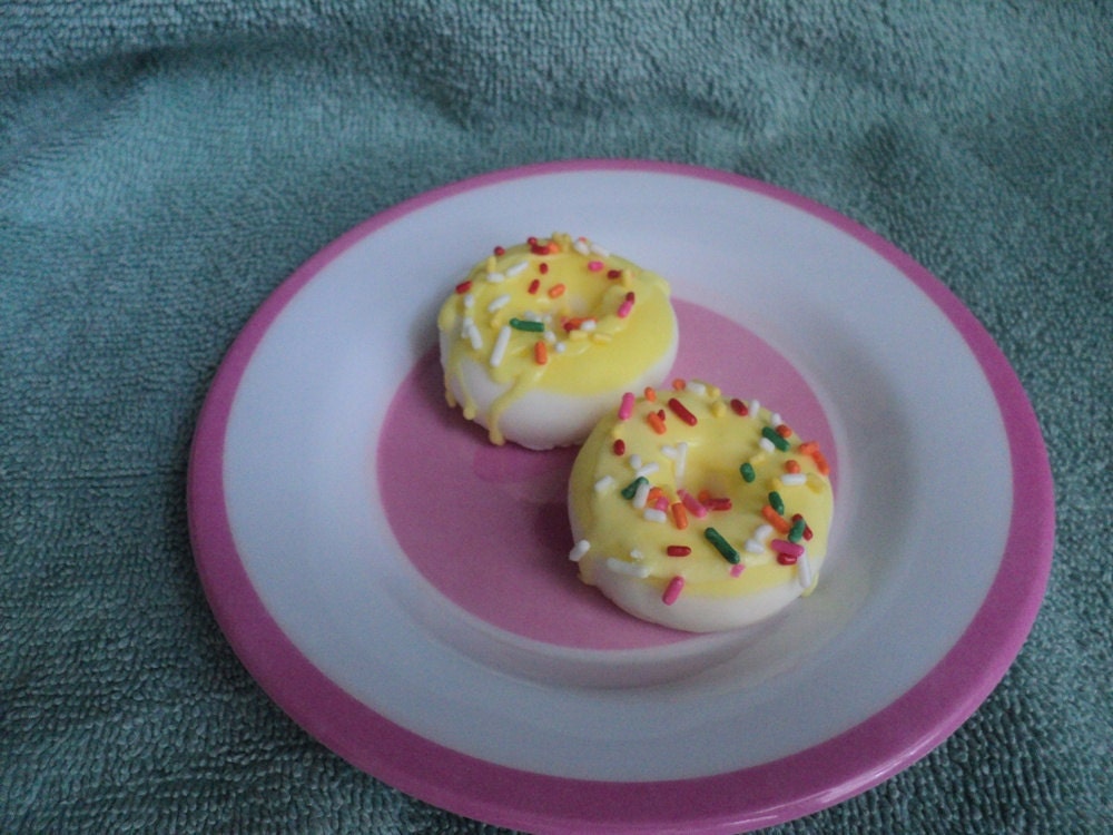 Soap - Mini Donut Lemon Pound Cake Soap Set