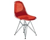 For Charles and Ray Eames - Molded Plastic Chair 8x10 Print