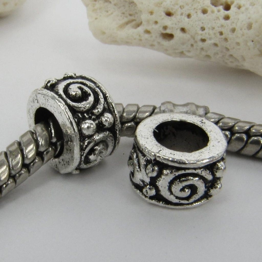 Tibetan Silver Bali SPACER--European bead