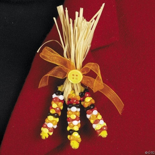 Beaded Indian Corn Pin Craft Kit
