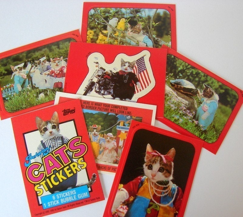 Vintage Pack of Perlorian Kitty Cards