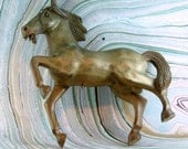 Vintage Wooden Carved Horse