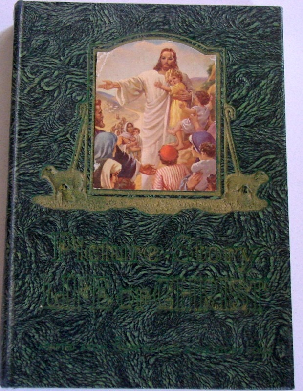 Vintage Picture Story Life of Christ by Elsie E. Egermeier
