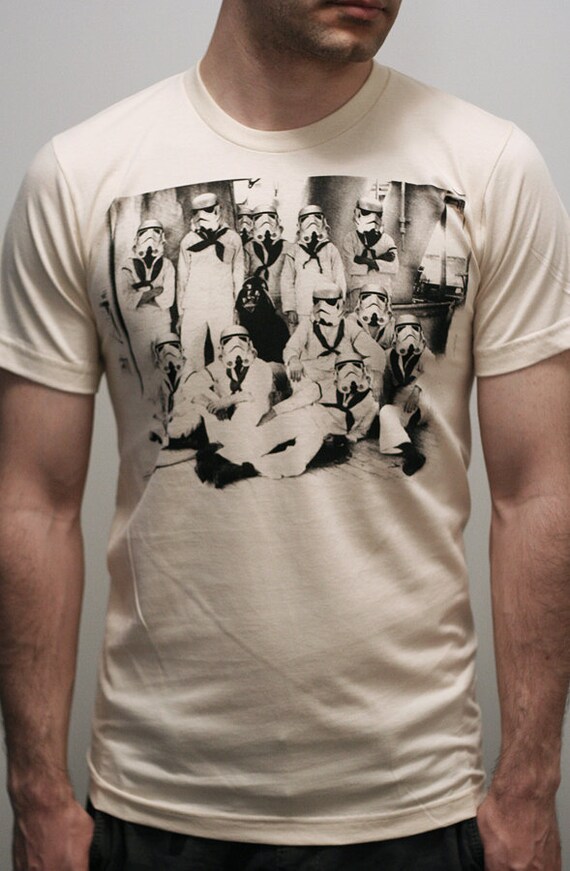 Vader's first Crew - Mens t shirt / Unisex t shirt ( Star Wars / Storm Trooper shirt)
