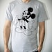 Mickey's Hug - Mens t shirt / Unisex t shirt printed with ECO ink ( Mickey Mouse t shirt )