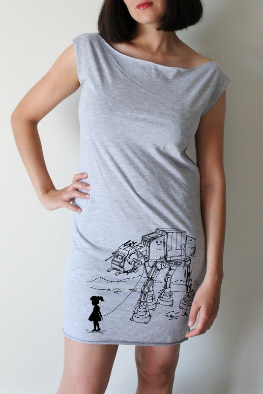 My Star Wars AT-AT Pet - American Apparel - T Dress ( Star Wars dress )