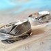 Feather Wedding Rings, Eco Friendly Jewelry, Recycled Silver His and Hers Matching Bands, Custom Size 4 5 6 7 8 9 10 11 12 13 14 15