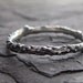 Stackable Twig Band in Recycled Sterling Silver