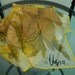 Vintage - Scarf - Vera Neumann - Verasheer - Silk - Golden Yellow and Brown Poppies - 60s - Never Worn