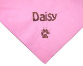 Personalized dog bandana